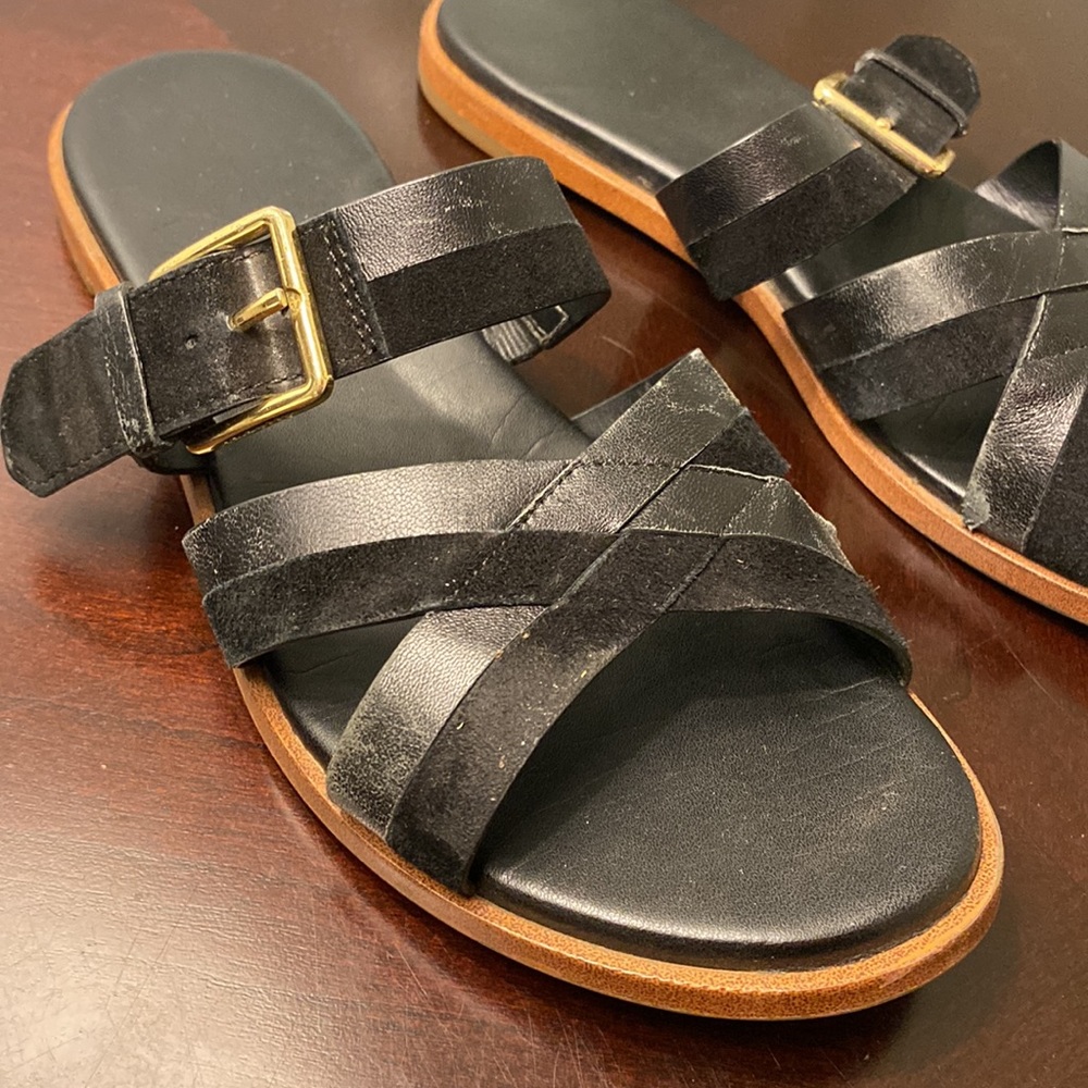 Cole Haan Black Sandals - Picture 3 of 6